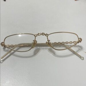 Optical Affair Christian Roth frames series 1010 handmade Italy -Gold Chain-